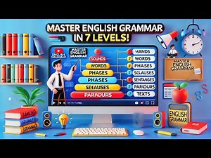 Master English Grammar in 7 Levels: From Sounds to Sentences & Beyond!