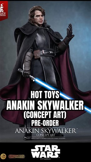 Anybody Order A Dracula Anakin??? Hot Toys Anakin (Concept Art) Pre-Order #starwars #anakinskywalker
