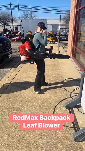 🍁 Come get your POWERFUL RedMax leaf blower from TWP Motorsports today 🍂 This thing nearly knocked Alyssa out of the parking lot & it’s not even the most powerful one we have!! Come check out the RedMax EBZ9000. The most powerful leaf blower on the market. With a max power speed of 7700 RPM and an air speed of 216 MPH, nothing else even comes close to it🤯 And no… the one she used is not the 9000 series, it will literally blow her away🤣🤣🤣🤣 Available while supplies last at: TWP Motorsports 