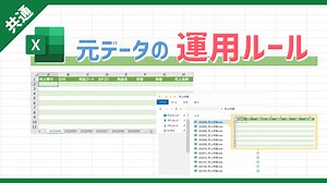 Excel作業の自動化に役立つ「元データ」の2つの運用ルール | Excelを制する者は人生を制す