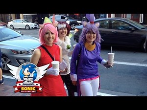 In Line at Sonic 25th Anniversary Party