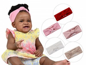 SATIN LINED BABY Headbands, Knotted Ribbed Headband, Toddler Infant Head Wrap, Knot Headband, Baby Shower Girl Gift Newborn/infant Gift - Etsy