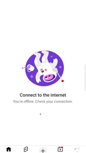 Connect to the internet you are offline check your connection no connection