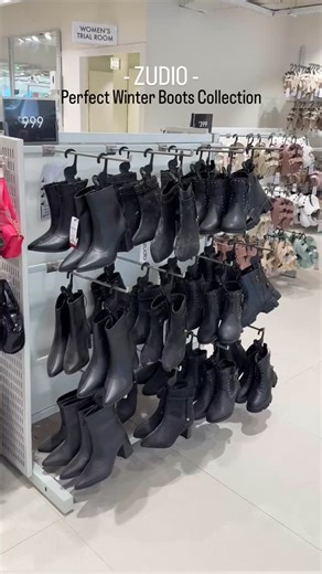 Vanshika on Instagram: "@myzudio had some amazing boots collection for this cozy winters‼️🙈 Comment your favourite pair ❤️❤️ Go and check your nearest store Now!!! Follow @uffmerivanshika #viral #fashion #wintercollection #winterboots #zudio Viral, Winter Collection, Fashion, ZUDIO, Winter Boots"