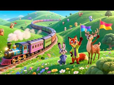 The Magical Train Ride 🚂 | Fun Learning & Play for Kids | Toddler Adventure Video
