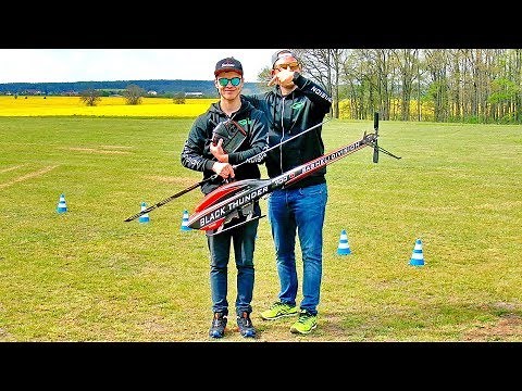 SAB GOBLIN 700 BLACK THUNDER / STUNNING 3D MODEL HELICOPTER FLIGHT DEMONSTRATION