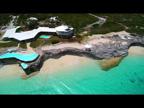 Bahamas beachfront home for sale on San Salvador.