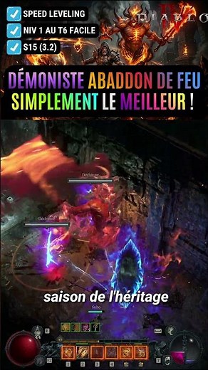 This Warlock Build Destroys Leveling in Season 15! #blizzard #diablo4 #lordofhatred