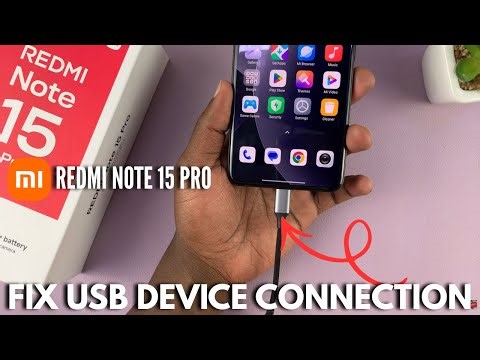 Redmi Note 15 Pro Not Recognizing USB Device - Quick FIX