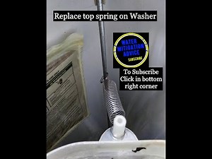 Whirlpool Washer Replace Top small springs on Drum without removing rod springs