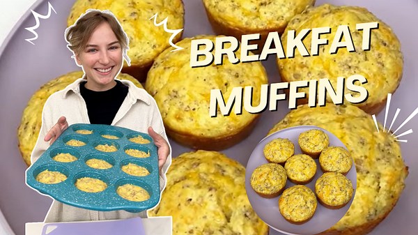 The Easiest 4-Ingredient Breakfast Muffins Ever