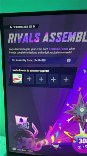 Marvel Rivals Assembly Code for Anyone (Put Code in Comments to Join) #marvelrivals #fyp #marvel