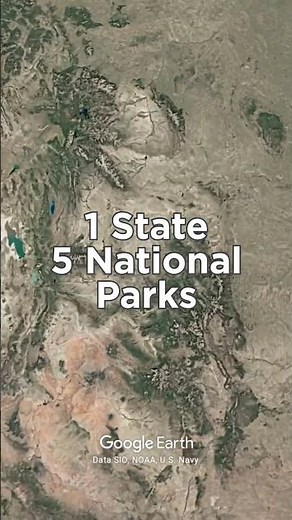 This one state is home to FIVE national parks! 🤯 #travel #utah #nationalpark