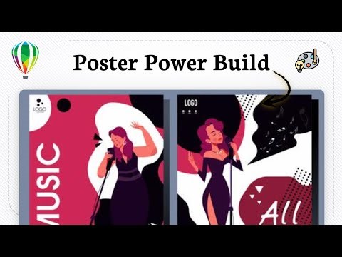 How to add posters in CorelDRAW templates (Promo Vision)