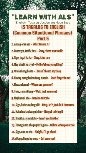 1.1K views | 15 Common Tagalog to English Translations You Must Know!...