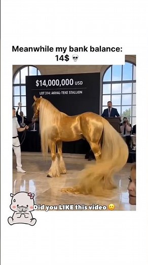 A $14,000,000 HORSE?! 😱🐎 #shorts #luxury #expensive