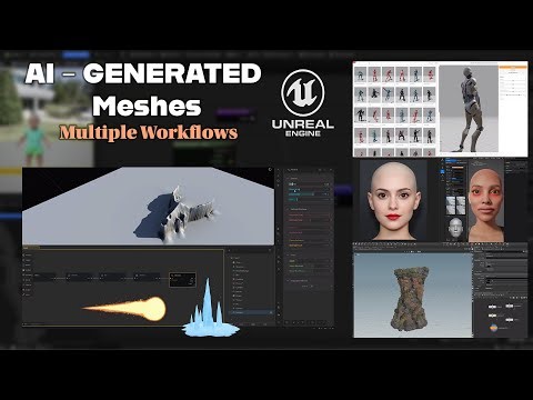 Practical Uses of AI-Generated Meshes for Game Dev in Unreal Engine