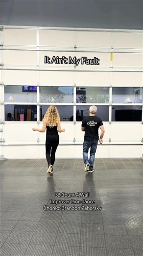 It Ain’t My Fault line dance short demo/lesson recap link in description