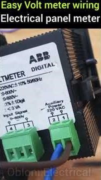 Easy Volt meter Wiring |Don't Make This Mistake! #shorts