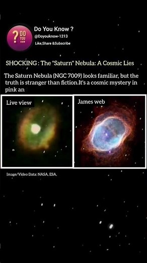 The "Saturn" Nebula: A Cosmic Lies #3iatlas #interstellarobject #universe #spacesuccess #spacelovers
