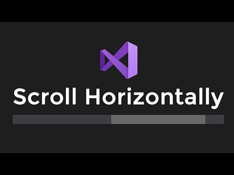 Visual Studio Tip #4 - How to Scroll Horizontally Using a Shortcut #Shorts