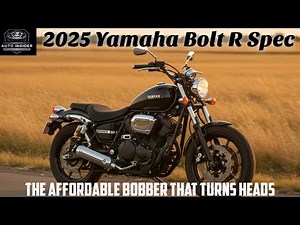 2025 Yamaha Bolt R-Spec: The Ultimate Modern Bobber? | Full Review & Ride Test#bike #bikelovers