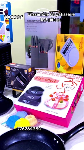 Enssemble kit pâtisserie cuisine restauration #tiktoksenegal #video #gateau