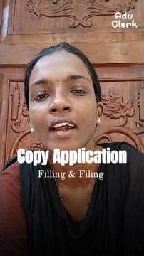 How to File a Copy Application in Court | Step by Step #legaltips #courtlife