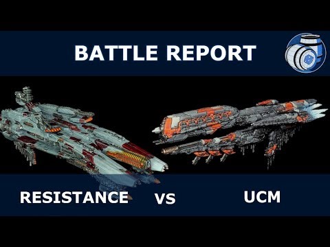 THE YAMAMOTO MAKES ITS DEBUT: Dropfleet Commander Resistance vs UCM Battle Report