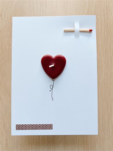 5x7 Heart Wish Card - Etsy