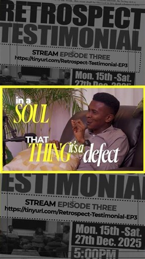 Are You Submitted To Be Discipled? Episode 3 Of Retrospect Testimonial Is Now Live!
