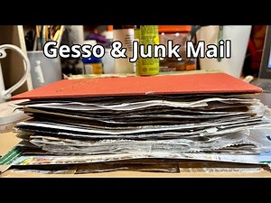GESSO AND JUNK MAIL: a new junk journal