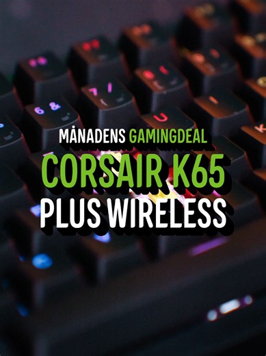 Corsair K65 mekaniskt tangentbord – litet men kraftfullt