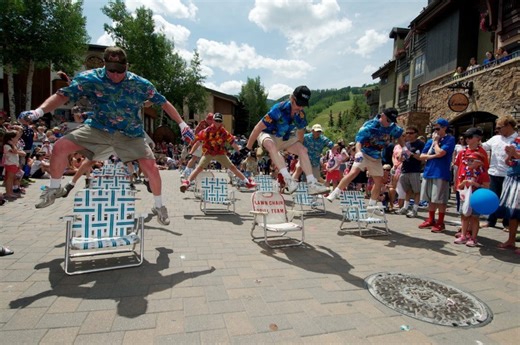 Fourth of July in Vail marks 40 years of flipping lawn chairs with precision