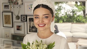 Step Inside Miranda Kerr’s Fairy-Tale Wedding Dress Fitting
