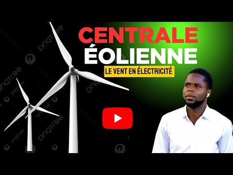 CENTRALE ÉOLIENNE : Comment le vent produit de l’électricité, (Explication Simple et Complète) ⚡🌬️)