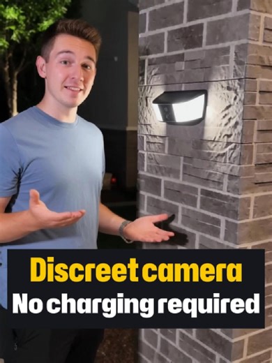 Discreet Motion Light Security Camera for Home Safety