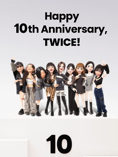 Celebrate TWICE's 10th Anniversary with ZEPETO Bingo Event