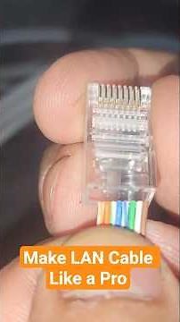 How to Crimp RJ45 Connector Step by Step | Network Cable Making Tutorial #techtutorial