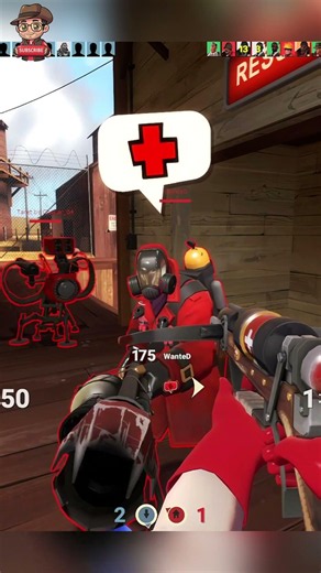 When Pyro and Medic try to communicate... 😭🗣️[TF2] #tf2 #teamfortress2