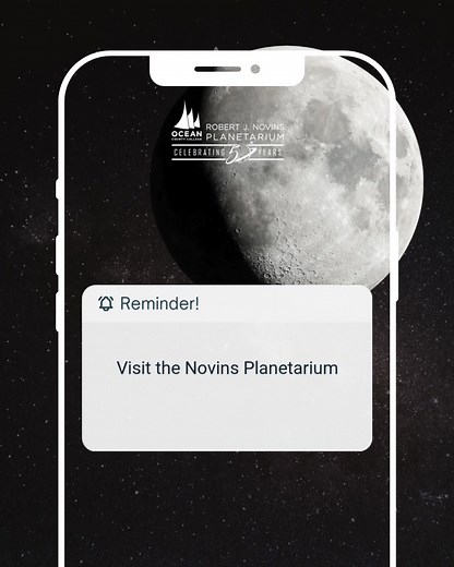 Today's Events: School’s out—time to reach for the stars! One World, One Sky: Big Bird’s Adventure – 11:00 AM  Forward to the Moon – 12:30 PM  Stars in My Backyard – 1:30 PM  Laser Vinyl – 7:00 PM  Laser Zeppelin – 8:15 PM ⚡ ️ tickets.ocean.edu | Robert J. Novins Planetarium | Facebook