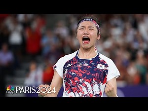 South Korea SMASHES its way to Olympic gold in women's badminton | Paris Olympics | NBC Sports