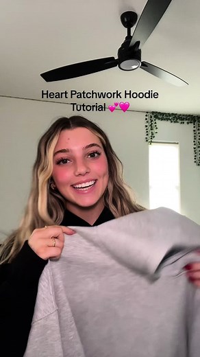 Heart Patchwork Hoodie Tutorial