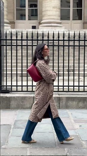 Ambre wearing our new La collectionneuse wardrobe