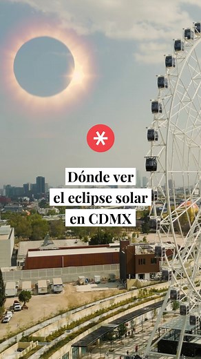 1M views · 4.8K reactions |  ¡Prepárate para el próximo lunes, porque un eclipse total de Sol será visible en 79 % en CDMX!  Acá hay algunos eventos para que lo disfrutes, ¡no olvides proteger tus ojos! Más info, puedes leerla acá: https://bit.ly/3Q00CF4 | CDMX Secreta | Facebook