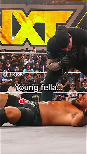 Undertaker does not play games. 😤🔥💀 #WWE #Undertaker #BronBreakker #WWENXT