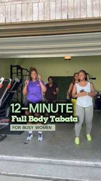 12-Minute Full Body Tabata | Light Dumbbell Workout at Home🔥 #shorts