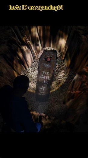 Franklin found CJ Grave IN GTA V 🥺😭 #gta #gaming #shorts