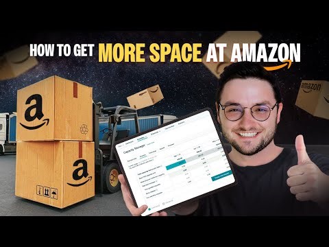 How to Request More Inventory Space at Amazon FBA: Capacity Manager Walkthrough