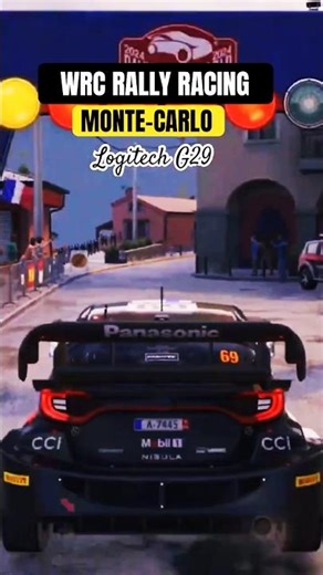 Wrc Rally Racing MONTE-CARLO Logitech G29 | PS5 4K Wet track 💧💥